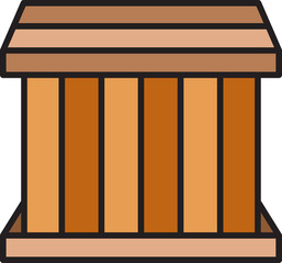 carton box icon illustration