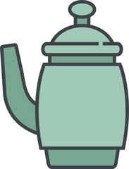 teakettle icon illustration