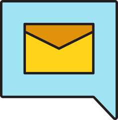 message and mail icon