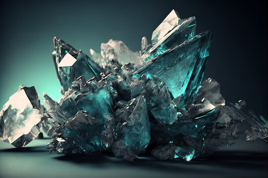 Blue Crystal. Cristals