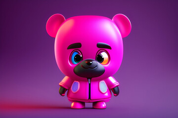 Plakat teddy bear with heart