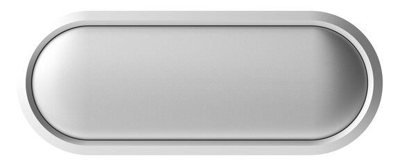 3D button. Empty button. 3D illustration.