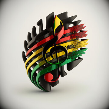 Reggae Music Staff