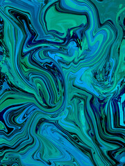 blue aqua multicolor liquified watercolor paint liquid abstract vivid design art graphic background