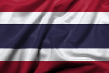 3D Flag of Thailand satin