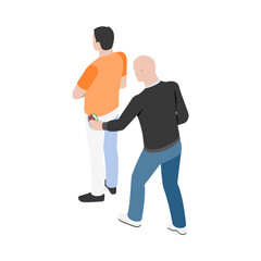 Pocket Burglar Isometric Composition