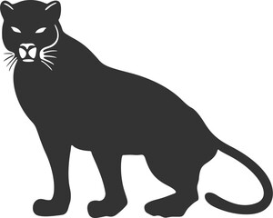 Design of panther illustration