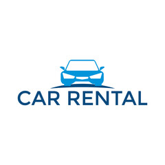 Car Rental Logo Template Design Vector, Emblem, Design Concept, Creative Symbol, Icon