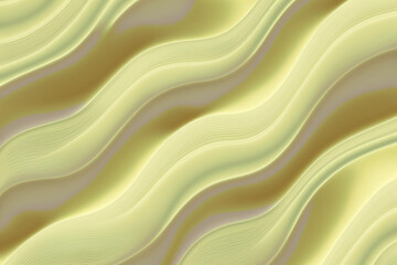 Obraz premium abstract pastel olive-colored wave design made by generative ai