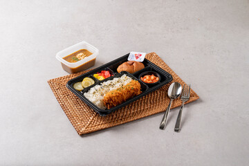 Korean food dishes Cheese Curry Rice