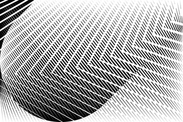 abstract halftone lines background, geometric dynamic pattern, vector texture