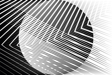 abstract halftone lines background, geometric dynamic pattern, vector texture