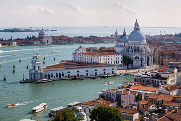 Fototapeta premium Venice view of the Grand Canal.