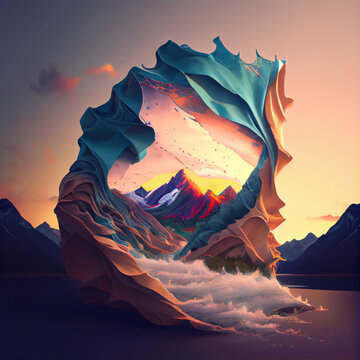 surreal abstract art