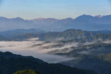 Obraz premium 秋の北アルプス（autumn north alps) Nikon D750 AF-S NIKKOR 24-120mm f/4G ED VR