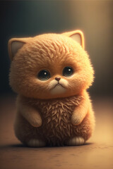 Cute animals - Pure just pure cutness series - Cute animals background wallpaper created with Generative AI technology