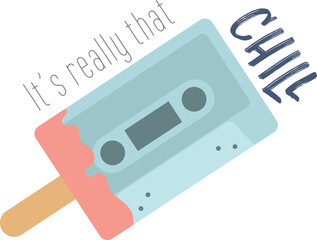 Popsicle Tape Graphic Vector