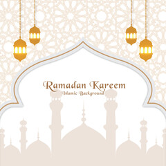 Beautiful ramadan kareem design background