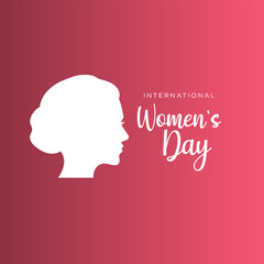 Creative Professional Trendy Women's Day Logo Design, Women's Day Logo Design in Editable Vector Format