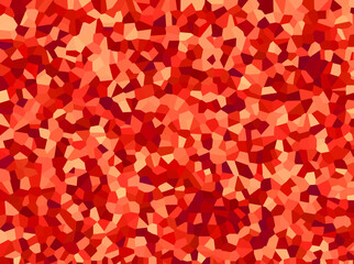 Red broken glass background vector. 