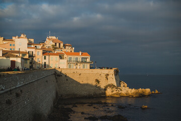 Ancient Fortress in Antibes, South of France. 