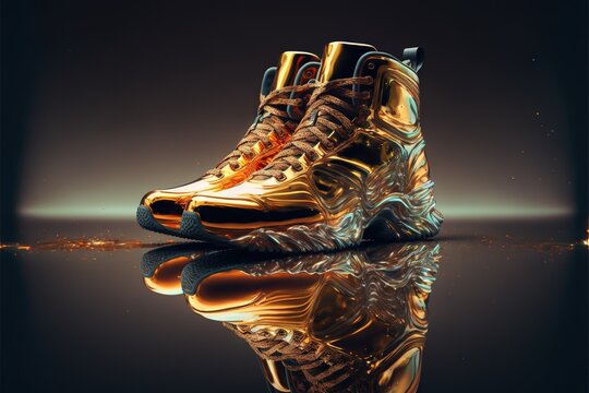 Gold Sneakers Images Browse 7 499 Stock Photos Vectors and