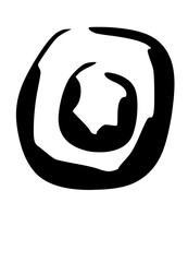 Rough Hand Drawn Fat Rounded Font Type