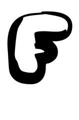 Rough Hand Drawn Fat Rounded Font Type
