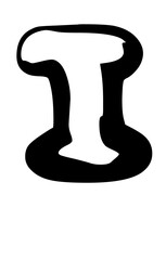 Rough Hand Drawn Fat Rounded Font Type
