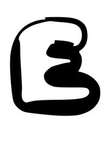 Rough Hand Drawn Fat Rounded Font Type