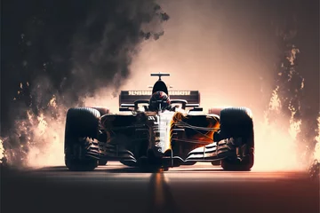 Foto op Aluminium Formula 1 Cars, Generative AI, Illustration  © emir