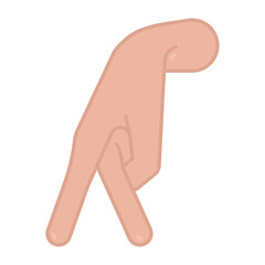 Isolated colored hand gesture icon Vector illustration