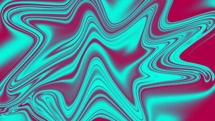Abstractive Cognition Cyan Candy Red swirls vibrant background image