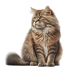 Fototapeta premium british kitten isolated on white