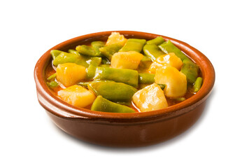 Fréjoles con patatas