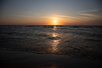 zachod slonca nad adriatykiem