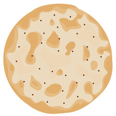 Charcuterie Cheese board illustration 