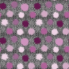 Abstract polka dots seamless fluffy circle pattern for wrapping paper and kids clothes print and fabrics and linens