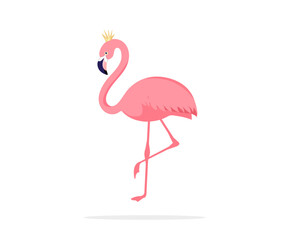 pink flamingo vector