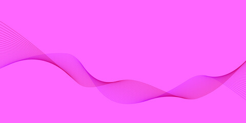 Pink background Pink wave lines Flowing waves Abstract digital equalizer sound wave. Flow. Line Vector illustration for tech futuristic innovation concept Purple Cute background Graphic design Curve