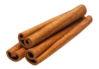 Delicious cinnamon sticks cut out