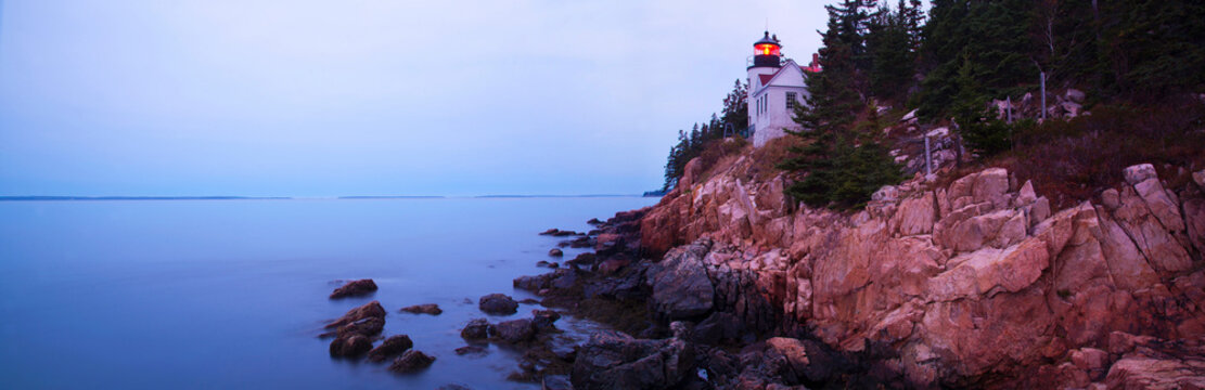 Bass Harbor Head Lighthouse is located in Acadia National Park, on Mount Desert Island in Maine, USA.