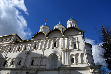 Obraz premium Moscow Kremlin architecture, popular landmark.