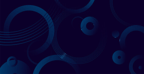 Abstract luxury blue tech template design with gold glitters template. classic background. illustration vector