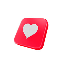 3D Render Valentine With calendar Icon For UI UX Web Mobile App Social Media Promotion