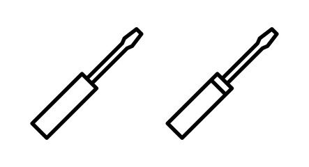 Screwdriver icon vector illustration. tools sign and symbol