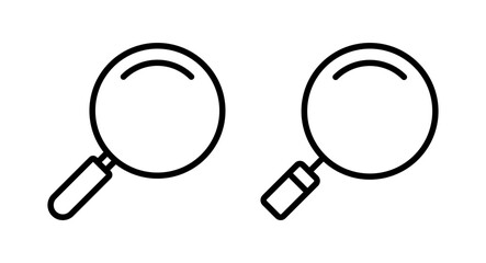 Search icon vector illustration. search magnifying glass sign and symbol