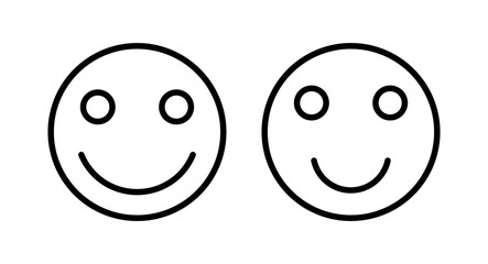 smile icon vector illustration. smile emoticon icon. feedback sign and symbol