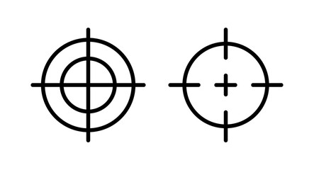 Target icon vector illustration. goal icon vector. target marketing sign and symbol