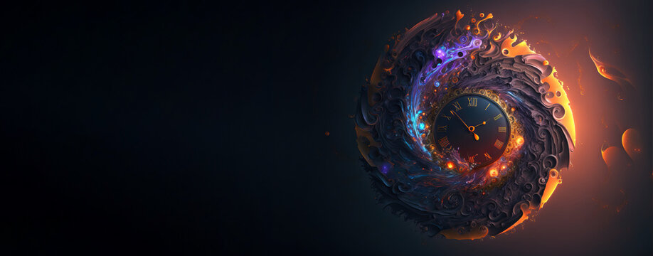 Chaotic and Rapidly Shifting Concept of Time, Generative AI